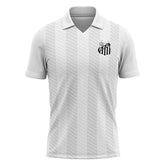 Camisa Polo Santos Preppy Masculina - Branco