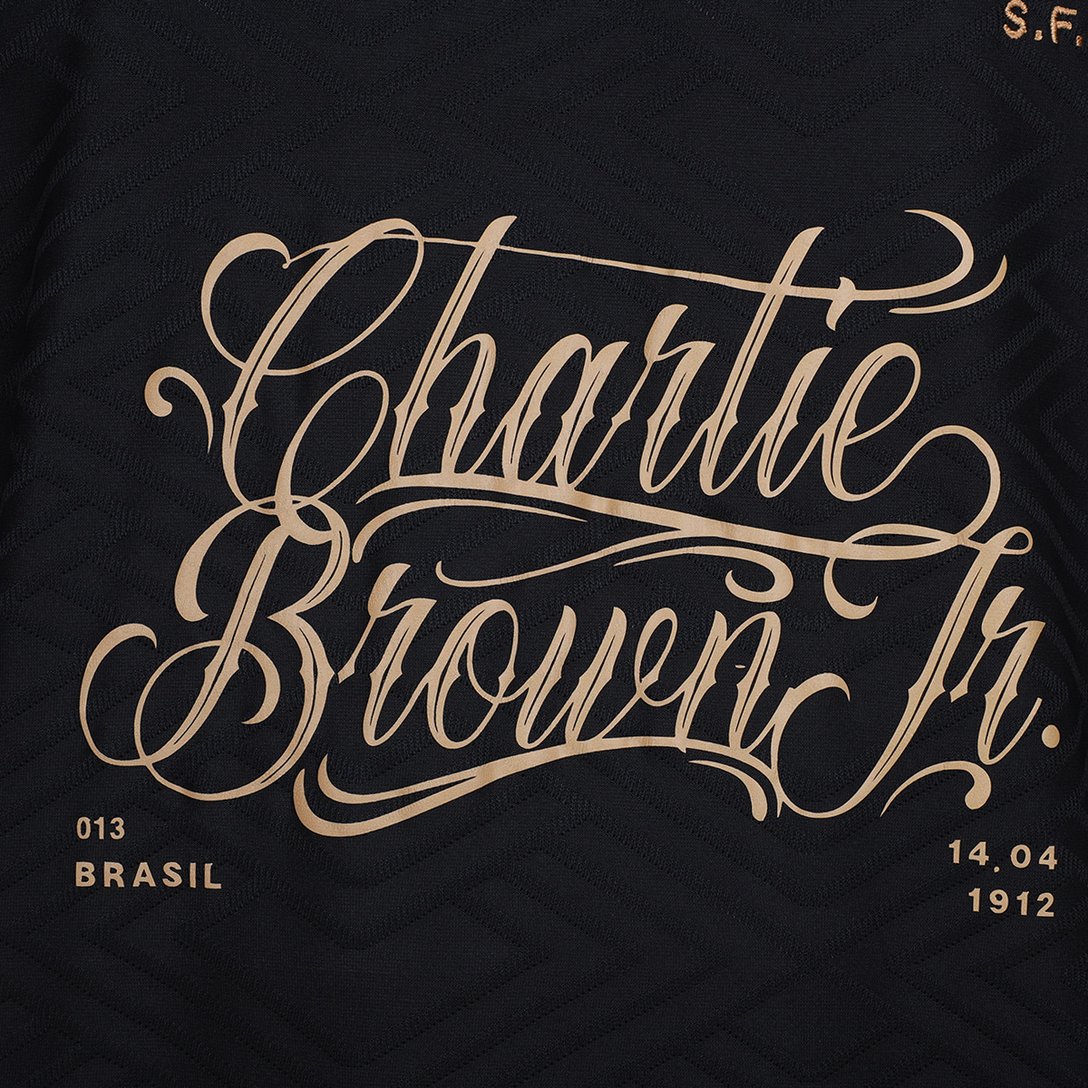 Camisa Polo Santos Orgulho da Baixada Masculina - Preto