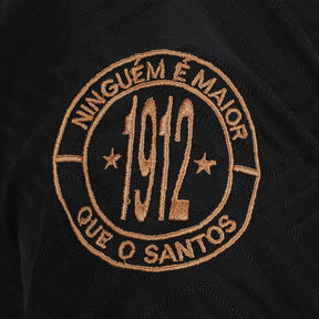 Camisa Polo Santos Orgulho da Baixada Masculina - Preto