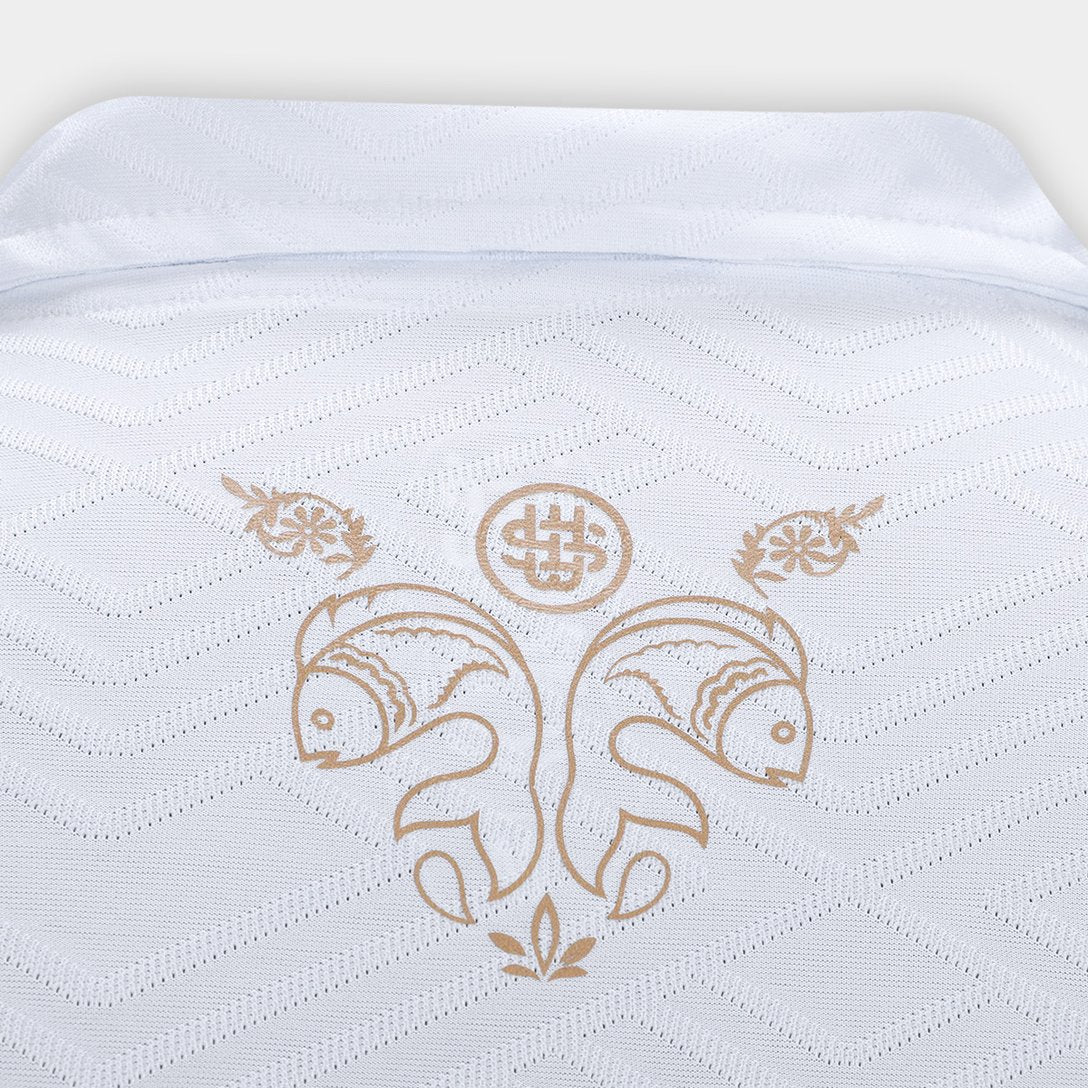 Camisa Polo Santos Orgulho da Baixada Masculina - Branco