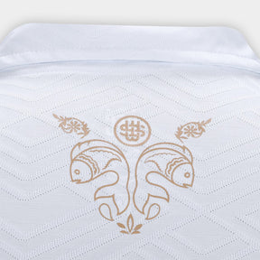 Camisa Polo Santos Orgulho da Baixada Masculina - Branco