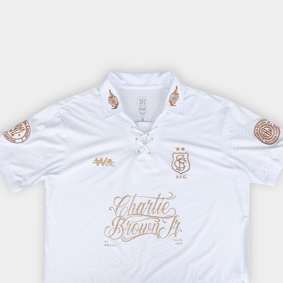 Camisa Polo Santos Orgulho da Baixada Masculina - Branco