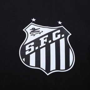Camiseta Santos Joga Bola Masculina - Preto
